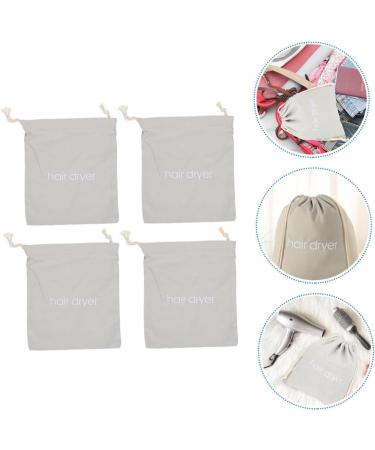 VINTORKY 4pcs Hair Dryer Storage Bag Hair Dryer Bags Cosmetic Bags Travel Hair Dryer Bag Practical Bags Drawstring Bags Creative Storage Bag Storage Organizers Hair Dryer Carrying Bags 33.00X30.00X0.50CM Light Grey - Buy Online on GoSupps.com