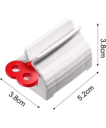 Quesuc 3 Pieces Rolling Tube Toothpaste Squeezer Toothpaste Seat Holder Stand Rotate Toothpaste Dispenser for Bathroom (Mix Color) - Buy Online on GoSupps.com
