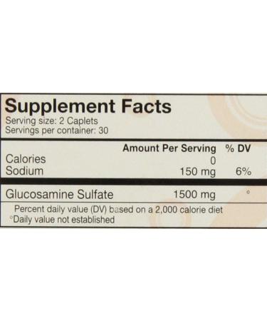 Dona Crystalline Glucosamine Sulfate 60 Caplets - Health and Beauty Supplement - 4 Ounce - Buy Online on GoSupps.com