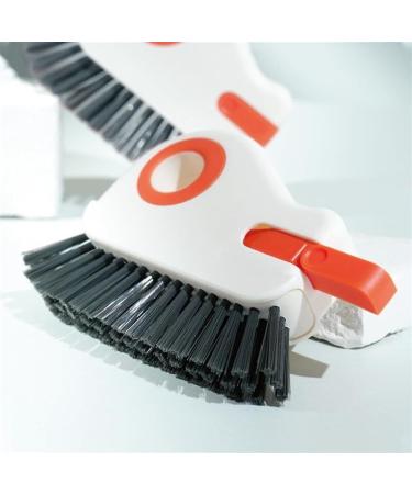 2 in 1 Groove Cleaning Brush Window Track Cleaning Tools with Hidden Scraper Magic Window Track Cleaner Sliding Door Track Cleaner Deck Hard Bristle Crevice Cleaning Tool(2pcs Orange) - Buy Online on GoSupps.com