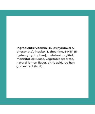 Reignite Wellness by JJ Virgin | Sleep Candy | Chewable 5-HTP Supplement with Inositol, Vitamin B6, Melatonin & L-Theanine for Adults | Lemon Flavor | 60 Tablets - Buy Online on GoSupps.com