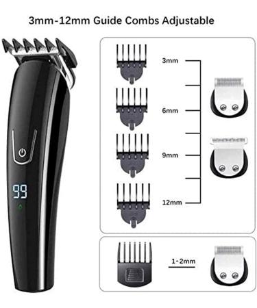 Premium 6-in-1 Hair Clipper & Beard Trimmer Kit for Men - Cordless Waterproof USB Rechargeable Grooming Set - Buy Online on GoSupps.com