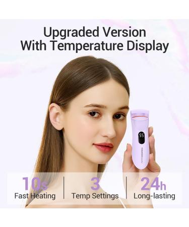 TOUCHBeauty Heated Eyelash Curler Rechargeable Electric Eyelash Curler with LED Display 3-Level Adjustable Temperature Rechargeable Natural Curling 24H Long Lasting for Women AG-2316purple - Buy Online on GoSupps.com