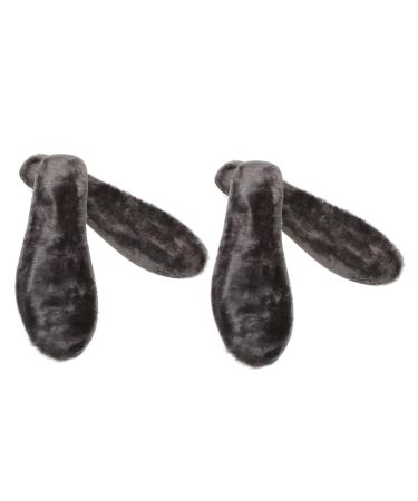 FRCOLOR 2 Pairs Inner Height Increasing Insole Shockproof Insoles Shoe Cushions Sports Shoe Pads Warm Insoles Sweat Absorption Insoles Sweat Absorption Shoe Pads Shock-Absorbing Insoles Grey 25x9x2.5cm
