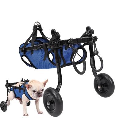 Disability Dog Wheelchair Small Pet Back Leg Wheelchair Adjustable Lightweight Dog Wheelchair Dog Mobility Aid Trolley with Wheels Rehabilitation of The Back Legs of The Dog Medium