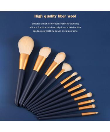 12-Piece Makeup Brush Set with Blush Concealer Eyeliner & Makeup Bag - International Shipping Available - Buy Online on GoSupps.com