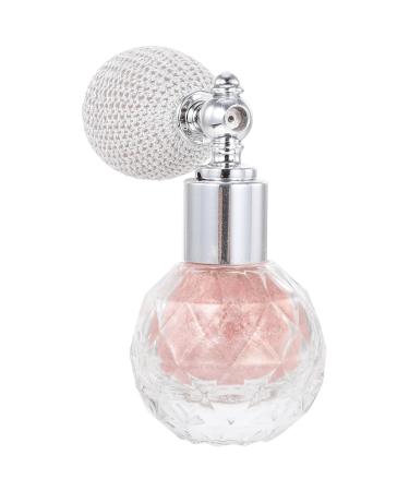 FRCOLOR 1Pc body air bag powder spray bottles for hair shimmer sparkle pressed spray bottle for highlighter Pink medium