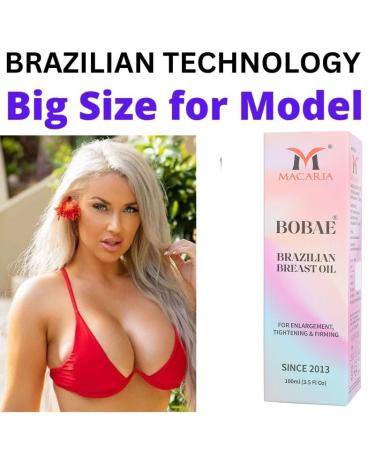MACARIA Bobae Brazilian Breast enlargement cream enhancement Oil Bigger Bust firming lfting oil for women - Buy Online on GoSupps.com