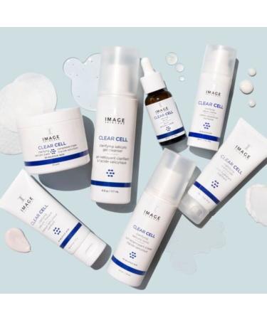 IMAGE Skincare CLEAR CELL Salicylic Clarifying Pads - 60 Exfoliating Wipes for Oily Prone Skin - Buy Online on GoSupps.com