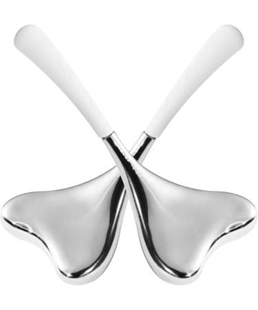 Buy Ice Globes Face Massager - Stainless Steel V-Shaped Gua Sha Tools for Women | Cooling Spa Globes for Skin Care - International Shipping Available - Buy Online on GoSupps.com