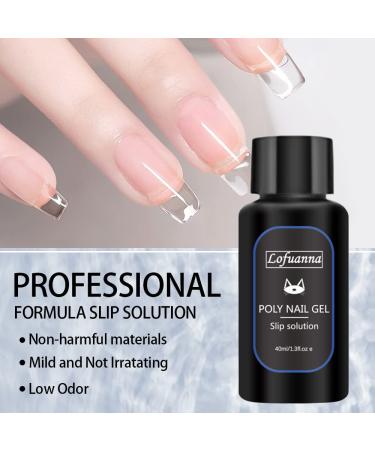 Lofuanna Poly Gel Slip Solution 160ml | Professional Nail Extension Gel Liquid | Builder Gel Set (XBS SET 3) | International Shipping - Buy Online on GoSupps.com