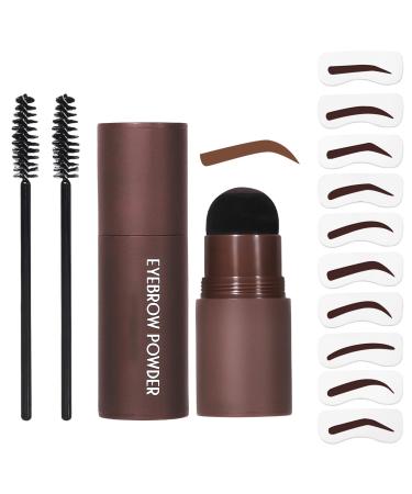 smashing Eyebrow Stamps - Waterproof Pigmented Eyebrow Power Stamp Kit | Brow Tint Kit Fine Texture Sweatproof for Drawing Eyebrow Shape Smashing