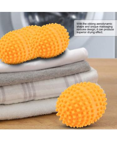 Dekaim Tumble Dryer Balls - 4 Pack Orange Reusable Dryer Balls for Cleaning Clothes | Eco-Friendly Laundry Solution - Buy Online on GoSupps.com