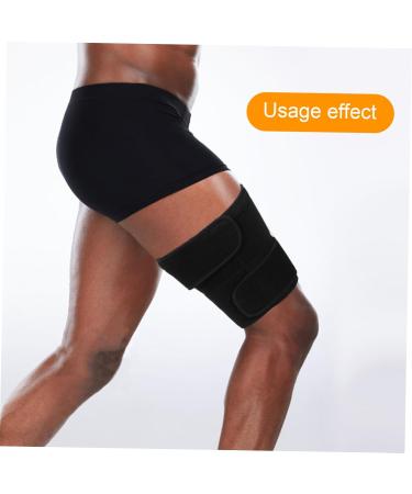 Thigh Leggings Knee Brace | Adjustable Thigh Wrap for Fitness Basketball & Groin Support - Buy Online on GoSupps.com