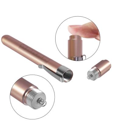 Shop Almocn 2-Piece LED Pen Lamp Set for Nurses - Reusable Medical Light with Pupil Teaching Ruler | Black & Gold - Buy Online on GoSupps.com