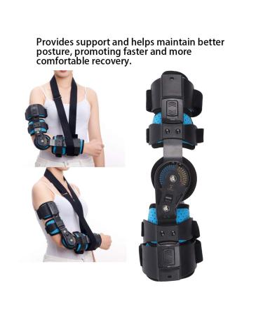Wytino Hinged ROM Elbow Brace | Adjustable Post Op Stabilizer Splint for Right Arm | Injury Recovery Support & Protection | International Shipping Available - Buy Online on GoSupps.com