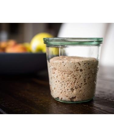 Kombuchaorganic Certified Organic Live 46 Year Old San Francisco Sourdough Starter UKAS Lab Tested with Printed Instructions from Kombuchaorganic