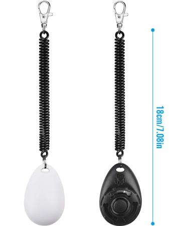 Diyife Training Clicker for Dogs Cats & Horses - 2 Pack with Large Button & Hand Loop | Effective Pet Training Tool - Buy Online on GoSupps.com