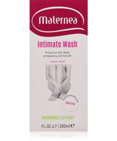 Manternea intimate feminine washing gel.Specially developed to carefully maintain the specific pH during pregnancy and after birth - 200 ml