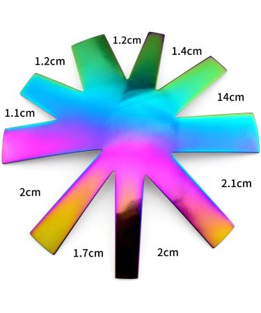 V Shape French Smile Line Nail Cutter Acrylic Tool | 9 Sizes | HJ-NAT201-FC08 - Buy Online on GoSupps.com