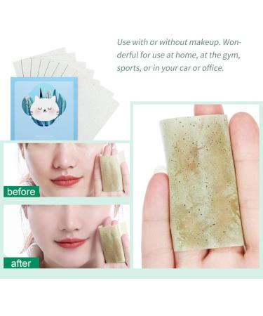 Dajidafu 1 Box Oil Control Papers Beauty Makeup Tools Refreshing Facial Deep Cleaning Supply Natural Face Blotting Sheets Matting Wipes Type4 - Buy Online on GoSupps.com