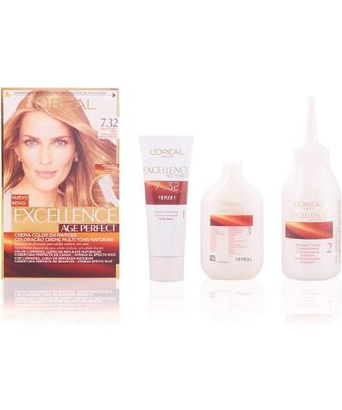 L'Oreal Excellence Age Perfect Colouring Number 7/32 Rubio Dorado Perla 7.302 Golden Pearl Blonde 1 count (Pack of 1) - Buy Online on GoSupps.com