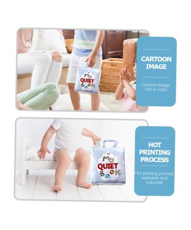 Buy Abaodam 4-Piece Functional Book Travel Toys - Interactive Busy Books for Toddlers & Babies - Soft Fabric Educational Toys - Buy Online on GoSupps.com