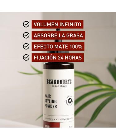 Beardburys Essentials Hair Styling Powder 2 Pack Volumizing Texturizing Matte Effect Root Lift Volume Vegan 32g - Buy Online on GoSupps.com