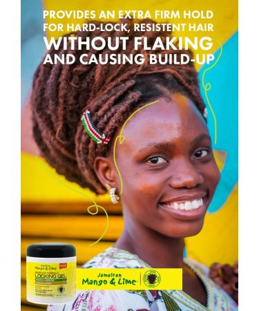 Jamaican Mango & Lime Locking Hair Gel 6 oz - Strong Hold for Dreadlocks & Braids - Buy Online on GoSupps.com