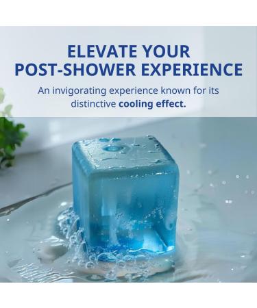 Cool Menthol Shower Soap Bar | Cooling Body Wash & Shampoo for Men | 3% Menthol Cleanser | Rich Foam | Fresh Mint Scent | 4.93oz - Buy Online on GoSupps.com