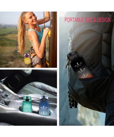 Vicaster BPA-Free Tritan Sports Water Bottle - 500ml/1L/1.5L Leak-Proof Perfect for Fitness Yoga Kids & Bicycling - Blue/Purple Gradient 36oz - Buy Online on GoSupps.com