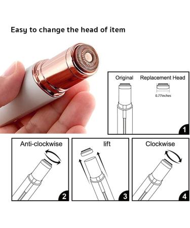 Painless Facial Hair Removal for Women | USB Rechargeable Face Trimmer for Upper Lips & Chin - Buy Online on GoSupps.com