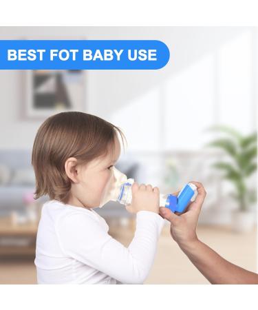 Inhaler Chamber Spacer for Metered Dose Inhalers with Anti-Static Properties Holding Chamber Include 2 Masks For Audlts and Kids - Buy Online on GoSupps.com