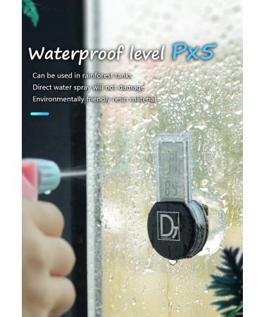 WANGCL Reptile Electronic Hygrometer Thermometer Waterproof Real-time Lizard Crawler Box Rainforest Tanks Humidity Temperature Monitor with Built-in Sensor - Buy Online on GoSupps.com