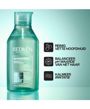 Redken Routine For Men Set of Shampoo and Styling Paste For a Fresh Scalp and Texture with Long Lasting Medium Hold Amino Mint Texture Paste - Buy Online on GoSupps.com