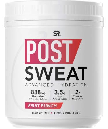 Sports Research Post-Sweat Advanced Hydration Fruit Punch 16.9 oz (480 g)