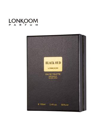 Black Oud - Fragrance for Men - Woody and Intense Scent - Perfume Notes of Lavender Bergamot Agarwood Cardamom Patchouli Leather - Long Wearing Aromatic Projection - 3.4 oz EDT Spray - Buy Online on GoSupps.com
