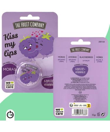 The Fruit Company Moras Lip Balm 3 Pack Moisturizes and repairs with butter and shea Vitamin E Mineral oil free - Buy Online on GoSupps.com
