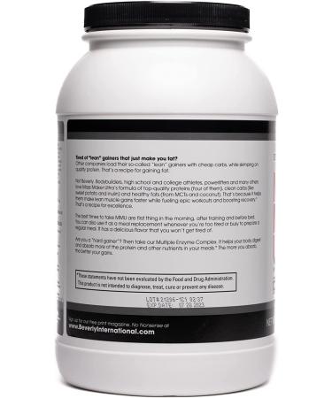 Beverly International Mass Maker Ultra Chocolate - Lean Weight Gainer for Strongmen | 14 Servings - Buy Online on GoSupps.com