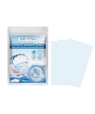 Laundry Detergent Sheets 30 Gentle Laundry Detergent Sheets for Sensitive Skin | Portable Laundry Supplies for Home Dorm Travel Vacations Camping