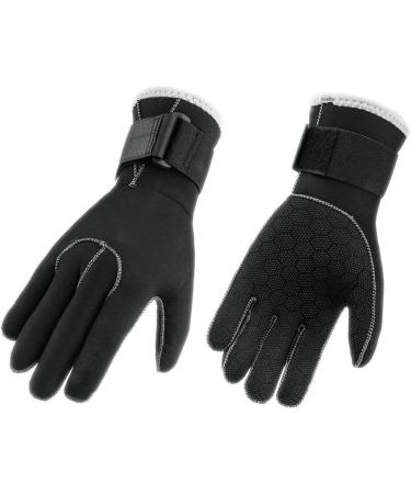3MM Neoprene Wetsuit Gloves for Men and Women | Thermal, Anti-Slip Dive Gloves for Scuba Diving, Snorkeling, Surfing | Medium Size - Buy Online on GoSupps.com