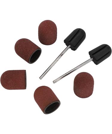 120# Grit Nail Art Sanding Caps Manicure Polishing Grinding Bands Nail Drill Bits Set with Shaft Sanding the Sanding Strip Is Designed with Durabl Tremendous Fabric Sanding Bits Fa - Buy Online on GoSupps.com