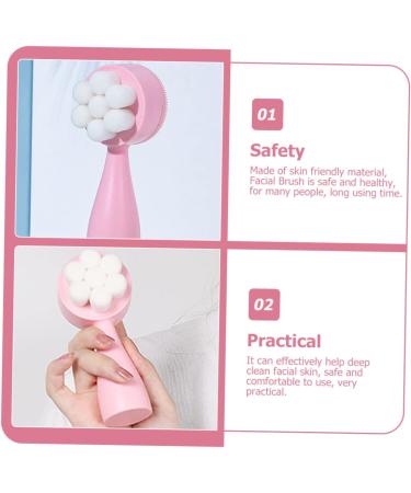 DOITOOL Facial Scrubber Scrub Brush Scrub Fiber Wool face Washing Brush Facial Cleansing Brush Manual Care Brush face exfoliating Brush Cleaning Brush Cleansing Brush Women Facial Brush - Buy Online on GoSupps.com