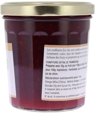 ERIC BUR Extra Raspberry Jam 370 g - Pack of 3 - Buy Online on GoSupps.com