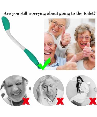 Buentya Toilet Aids - Easywipe Butt Wiping Tool for Seniors | 38.1cm Toilet Hygiene Aid for Comfortable & Effortless Use - Buy Online on GoSupps.com