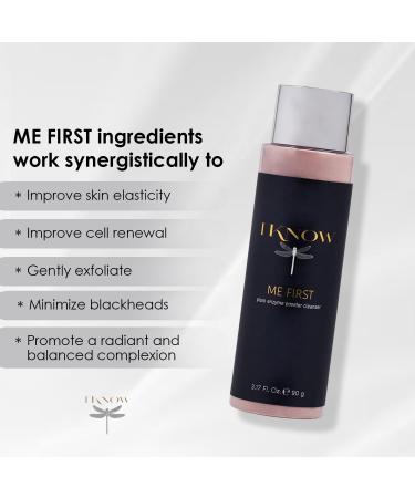 IKNOW ME FIRST Plum Enzyme Powder - Radiant Complexion Cleanser & Gentle Banana Powder Face Wash (3.17oz) for Minimalist Skincare - Buy Online on GoSupps.com