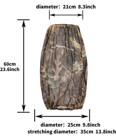 Tongcamo Camouflage Mosquito Netting Suit with Elastic Super 2.0 Head Net - Outdoor Protection from Bugs & Insects for Hunting, Camping, Climbing - Buy Online on GoSupps.com