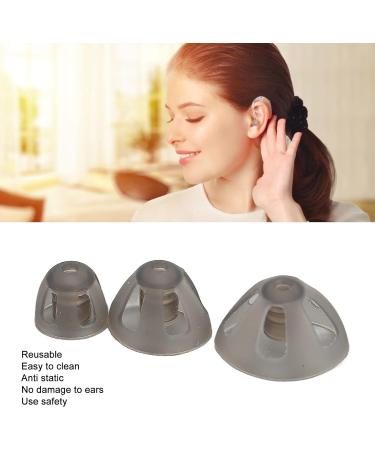 15Pcs Hearing Aid Open Domes - Silicone Ear Tips for Hearing Aids - Buy Online on GoSupps.com