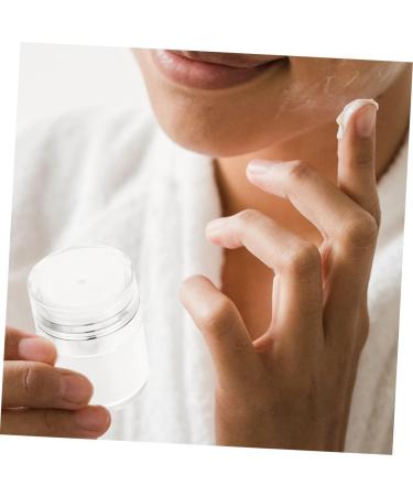 minkissy Cream Bottle Amber Jars Makeup Glasses Cosmetic Cream Jar Lip Sample Containers Amber Glass Jars Body Scrub Containers with Lid Cream Holder Travel Portable Butter Acrylic Acid - Buy Online on GoSupps.com