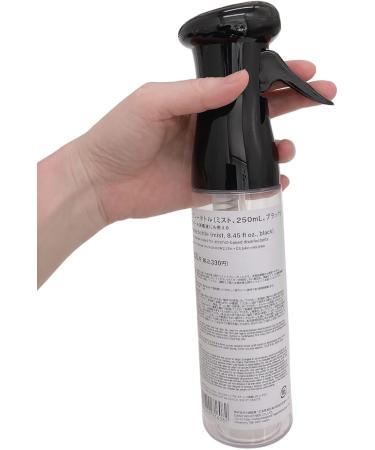Continuous Spray Mist Bottle Ultra Fine Mist for Hair Styling Pets Plants Cleaning Skin Care With Pressurized Pump 8.45fl oz (Black) - Buy Online on GoSupps.com